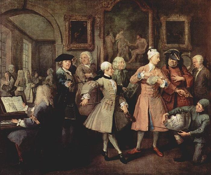 William Hogarth Gemaldefolge oil painting image